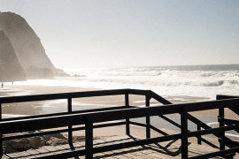 Blick auf Praia do Guincho – Atlantik pur loop from Malveira da Serra