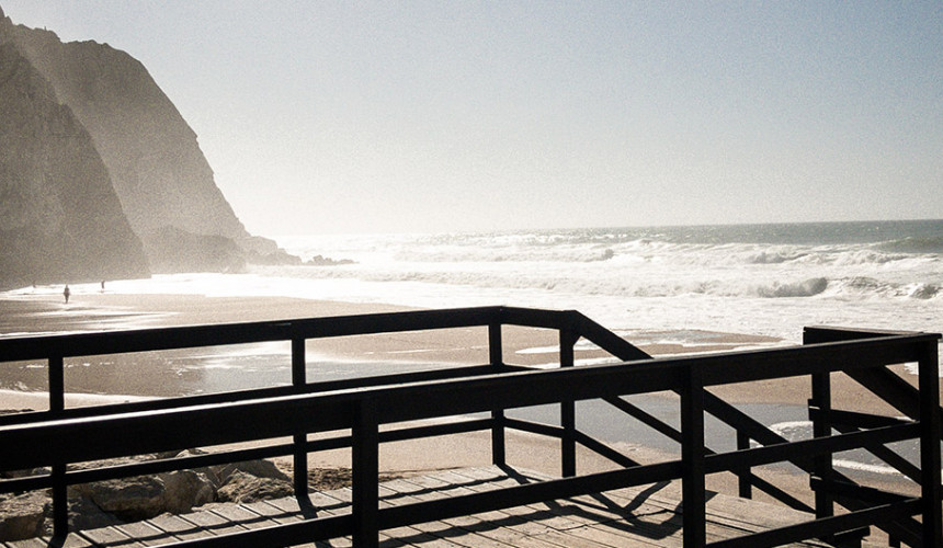 Blick auf Praia do Guincho – Atlantik pur loop from Malveira da Serra