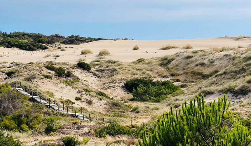 Blick auf Praia do Guincho – Atlantik pur loop from Malveira da Serra